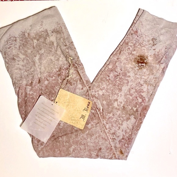 NWT M. Rena Light Grey Vintage T Athletic Pants Leggings - Picture 2 of 7